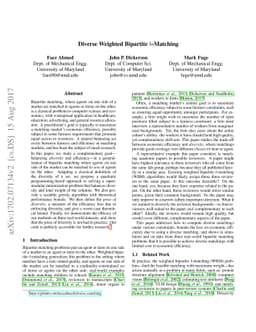 Diverse Weighted Bipartite b-Matching