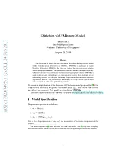 Dirichlet-vMF Mixture Model