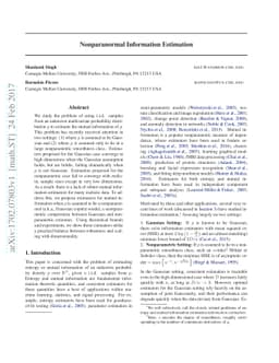 Nonparanormal Information Estimation