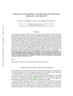 Performance and Portability of Accelerated Lattice Boltzmann
  Applications with OpenACC