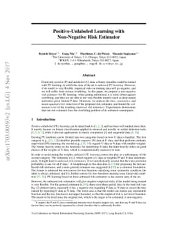 Positive-Unlabeled Learning with Non-Negative Risk Estimator