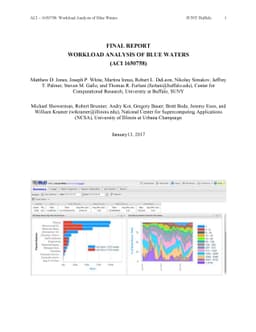 Workload Analysis of Blue Waters