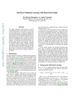 Self-Paced Multitask Learning with Shared Knowledge