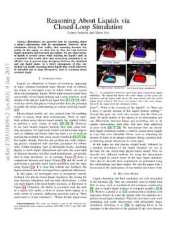 Reasoning About Liquids via Closed-Loop Simulation