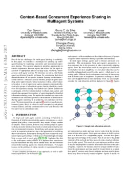Context-Based Concurrent Experience Sharing in Multiagent Systems