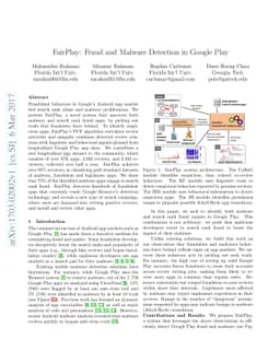 FairPlay: Fraud and Malware Detection in Google Play