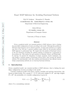 Exact MAP Inference by Avoiding Fractional Vertices
