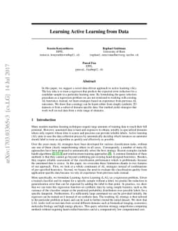 Learning Active Learning from Data