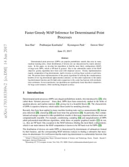 Faster Greedy MAP Inference for Determinantal Point Processes