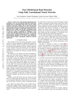 Fast LIDAR-based Road Detection Using Fully Convolutional Neural
  Networks