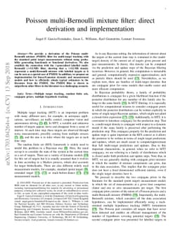 Poisson multi-Bernoulli mixture filter: direct derivation and
  implementation
