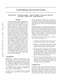 Learned Optimizers that Scale and Generalize