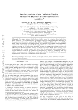 On the Analysis of the DeGroot-Friedkin Model with Dynamic Relative
  Interaction Matrices