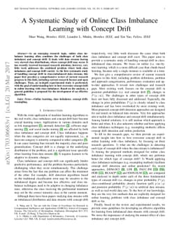 A Systematic Study of Online Class Imbalance Learning with Concept Drift