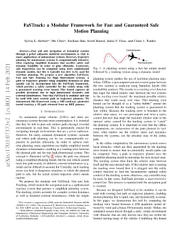 FaSTrack: a Modular Framework for Fast and Guaranteed Safe Motion
  Planning