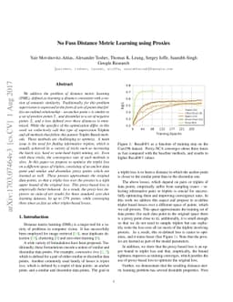 No Fuss Distance Metric Learning using Proxies