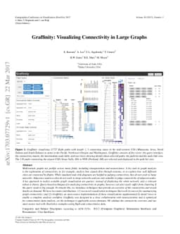 Graffinity: Visualizing Connectivity In Large Graphs
