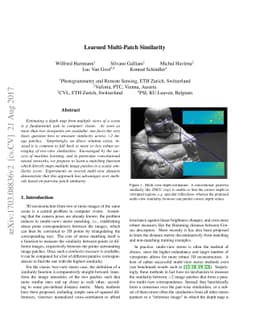 Learned Multi-Patch Similarity