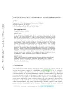 Dialectical Rough Sets, Parthood and Figures of Opposition-1