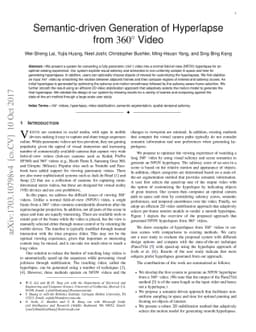 Semantic-driven Generation of Hyperlapse from $360^\circ$ Video