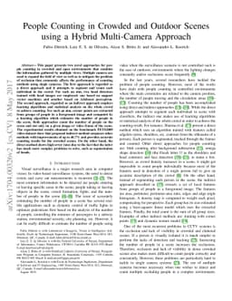 People Counting in Crowded and Outdoor Scenes using a Hybrid
  Multi-Camera Approach