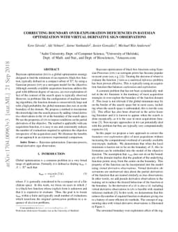 Correcting boundary over-exploration deficiencies in Bayesian
  optimization with virtual derivative sign observations