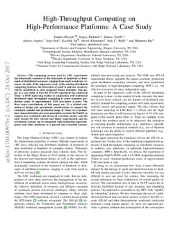 High-Throughput Computing on High-Performance Platforms: A Case Study