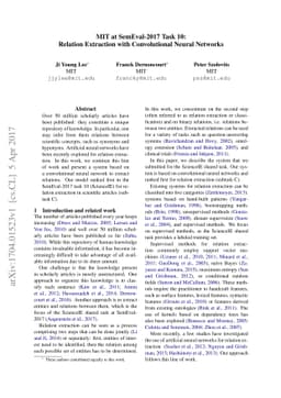 MIT at SemEval-2017 Task 10: Relation Extraction with Convolutional
  Neural Networks