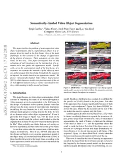 Semantically-Guided Video Object Segmentation