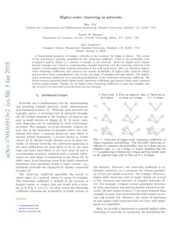 Higher-order clustering in networks