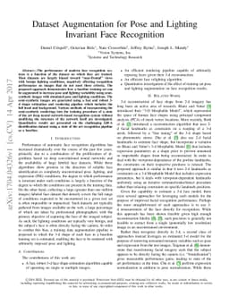 Dataset Augmentation for Pose and Lighting Invariant Face Recognition