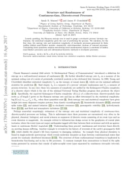 Structure and Randomness of Continuous-Time Discrete-Event Processes