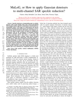 MuLoG, or How to apply Gaussian denoisers to multi-channel SAR speckle
  reduction?