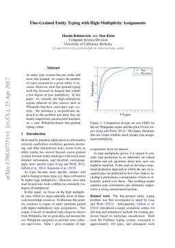 Fine-Grained Entity Typing with High-Multiplicity Assignments