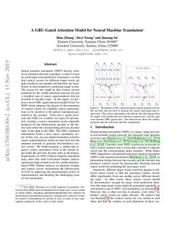 A GRU-Gated Attention Model for Neural Machine Translation