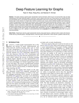Deep Feature Learning for Graphs