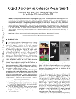 Object Discovery via Cohesion Measurement