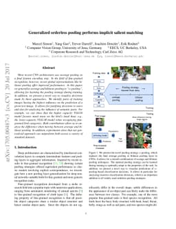 Generalized orderless pooling performs implicit salient matching