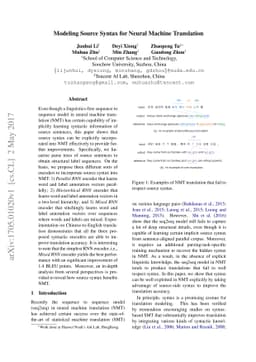 Modeling Source Syntax for Neural Machine Translation