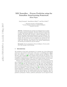 XES Tensorflow - Process Prediction using the Tensorflow Deep-Learning
  Framework