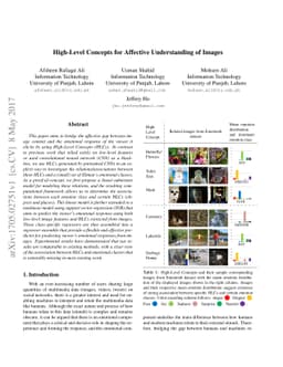 High-Level Concepts for Affective Understanding of Images