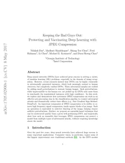Keeping the Bad Guys Out: Protecting and Vaccinating Deep Learning with
  JPEG Compression
