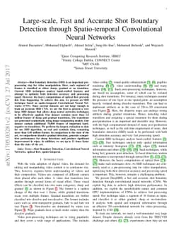 Large-scale, Fast and Accurate Shot Boundary Detection through
  Spatio-temporal Convolutional Neural Networks