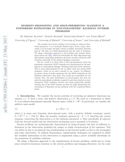 Sparsity-promoting and edge-preserving maximum a posteriori estimators
  in non-parametric Bayesian inverse problems