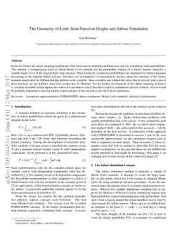 The Geometry of Limit State Function Graphs and Subset Simulation