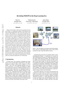 Revisiting IM2GPS in the Deep Learning Era