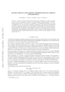Doubly Robust Data-Driven Distributionally Robust Optimization