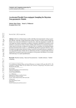 Accelerated Parallel Non-conjugate Sampling for Bayesian Non-parametric
  Models