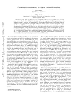 Unfolding Hidden Barriers by Active Enhanced Sampling