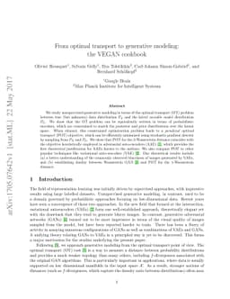 From optimal transport to generative modeling: the VEGAN cookbook